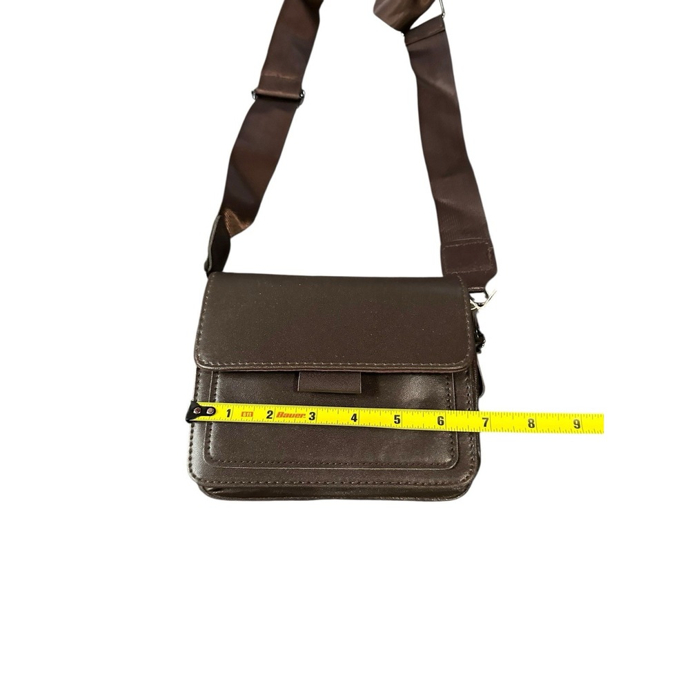 NEW womens crossbody adjustable strap purse bag brown - Picture 2 of 6